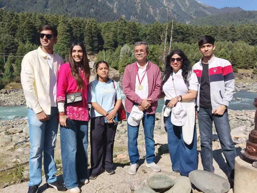 Scenic Pahalgam valley in Kashmir